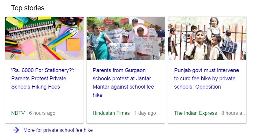 skejanthkar's tweet photo. State of affairs ahead of School admissions in India #PrivateSchoolFeeHikeAtrocity https://t.co/OBmcQOPKYB