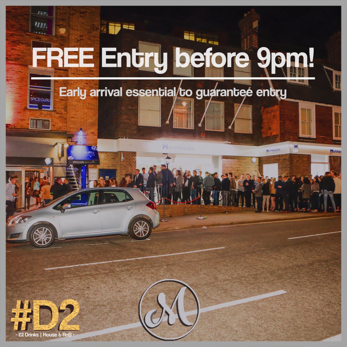 D2Thursdays's tweet photo. This Thursday coming is the busiest of the year, Maundy Thursday!
Arrival from 8pm is essential to guarantee entry. £2 Drinks all night 🍾 https://t.co/o9ZxUnEFI8