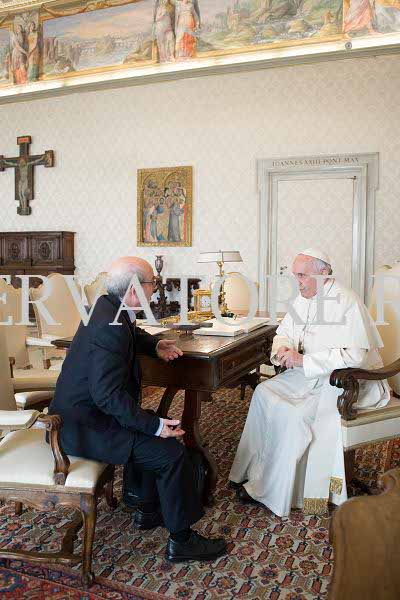 Encuentro fraternal marista con el Papa / Marist fraternal meeting with the Pope