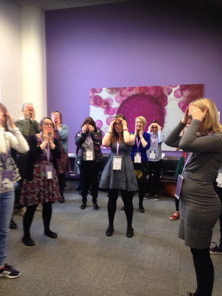 Use face massage to punish unresponsive students! #lilac17