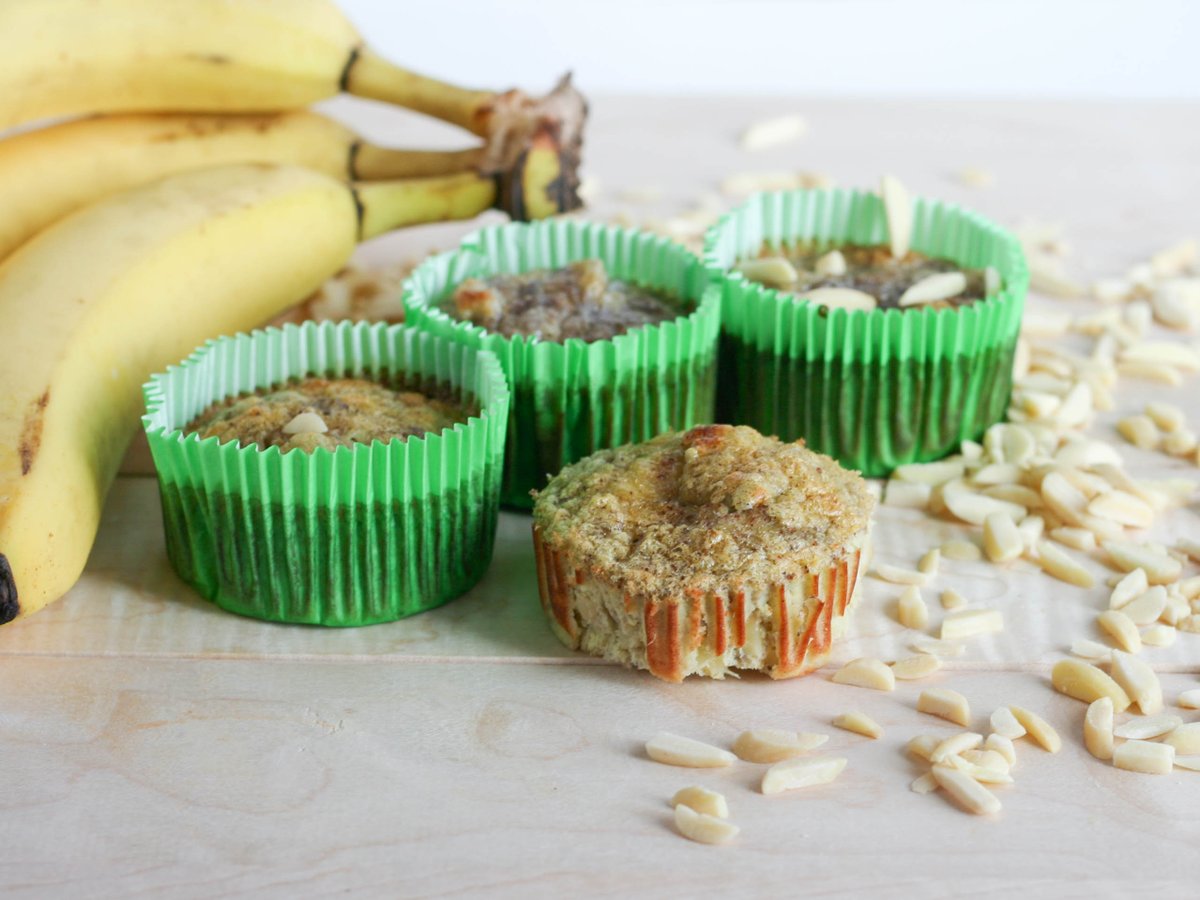 Slimmables's tweet image. Banana Egg Muffins