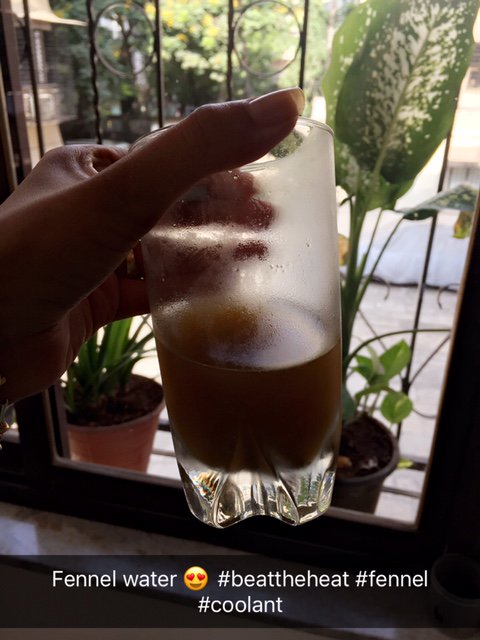 healthhatch's tweet photo. #BeatingHeat with #FennelWater 😎😍#HotSummer #Refreshing #Cooling #NaturalWay #Organic #Healthy #HealthHatch https://t.co/HK1M0DSGUo