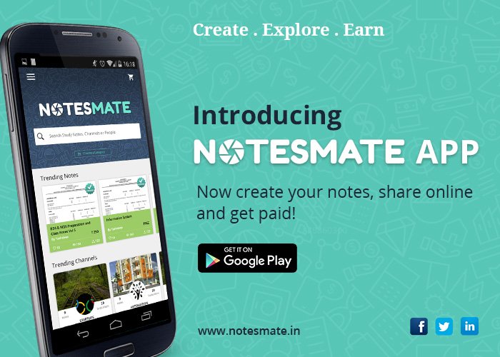 Notes_Mate's tweet image. Books are good, #study_notes are priceless, sell em! and earn
📖bit.ly/2omPNB3
#school #edtech #peer2peer #education #Studynotes