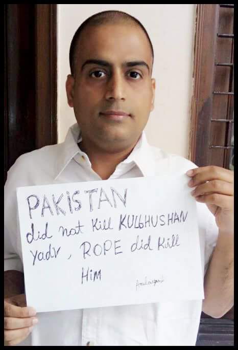ranbirrk's tweet photo. #IndiaUnitesForJadhav @mehartweets @ZeeNews https://t.co/3b9zJ0zMkB