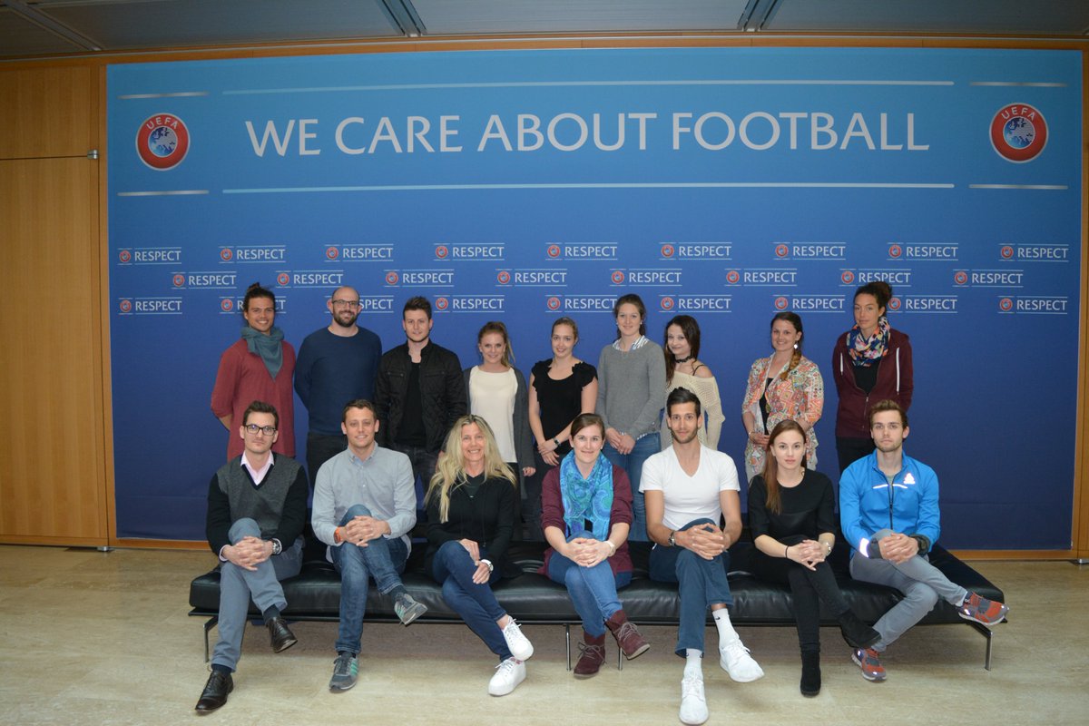 sports_econ's tweet photo. Visit of the Swiss Federal Institute of Sports Magglingen #SFISM at the @UEFA Headquarters in #Nyon last week. Thanks again @UEFAcom! https://t.co/w8rbTe2LMC