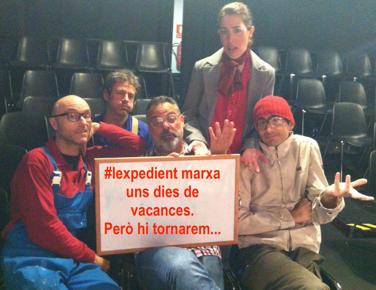 aamazares's tweet photo. #lexpedient encara té corda: aviat informem de les properes funcions @porta4teatro @loloherrero @armengolades https://t.co/c1orrY2pFl
