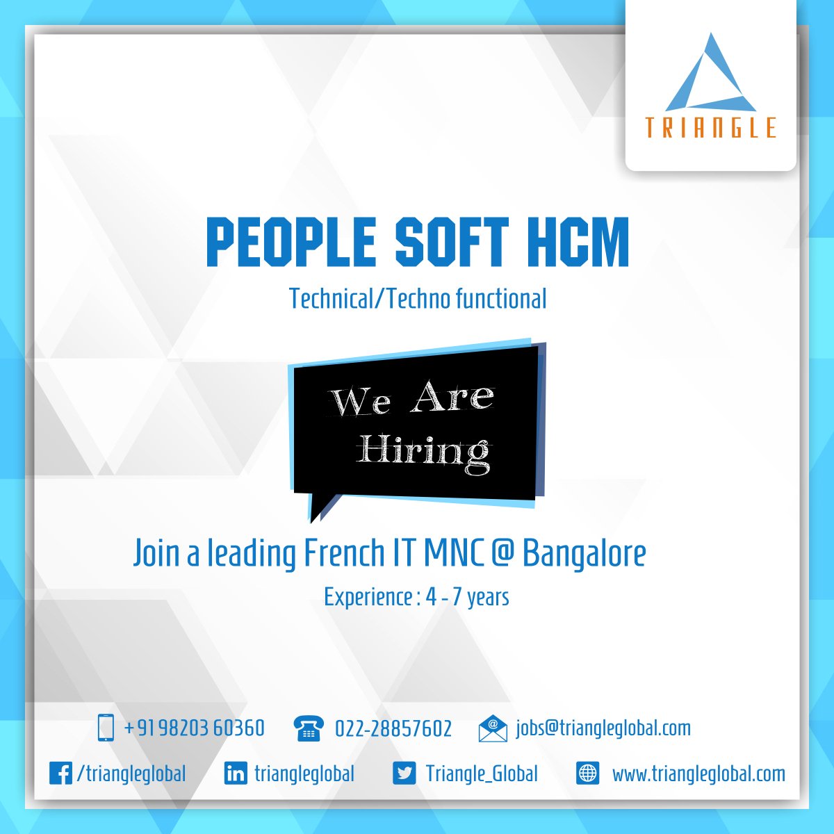 Triangle_Global's tweet photo. #People #Soft #HCM #Technical #Techno #functional https://t.co/YzERXN6PnA … …  #ITjobsbyTriangle https://t.co/7yfAVKvaD3