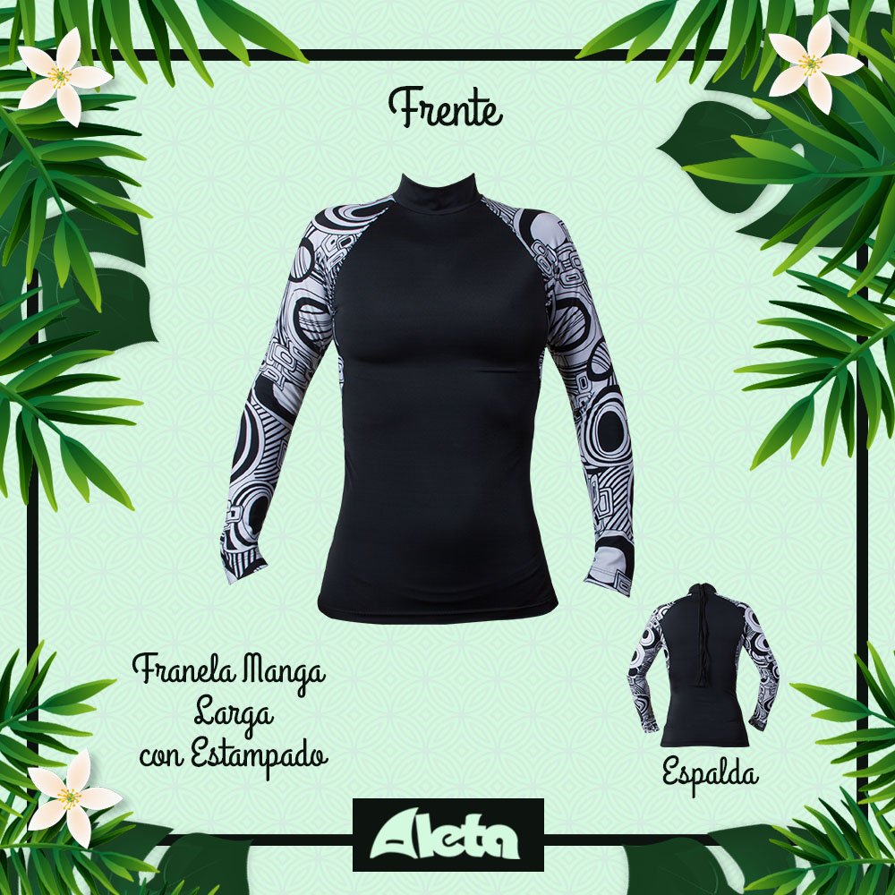 AletaBikini's tweet photo. Franela manga larga Estampada y unicolor ideal para protegerte de los rayos del Sol #vacaiones # @AletaBikini https://t.co/4pKxPKbWPG