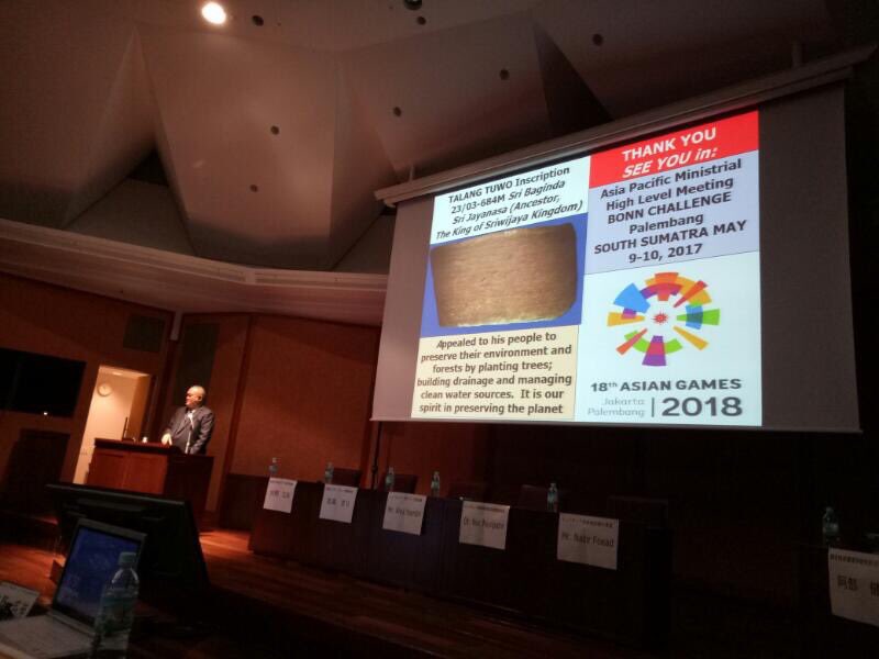 teddyAG2018's tweet photo. Gub @alexnoerdin narsum dlm "International Conference on Climate Change Mitigation for Forest and Peatland" Tokyo japan @humassumsel_ https://t.co/r749jyjwp5
