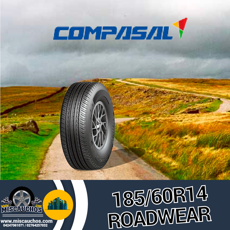 miscauchos's tweet photo. ¡Ven! y Adquiere con nosotros neumáticos 185/60R14 ROADWEAR #COMPASAL. Sólo en #MisCauchos https://t.co/IzDvQjUJ9l
