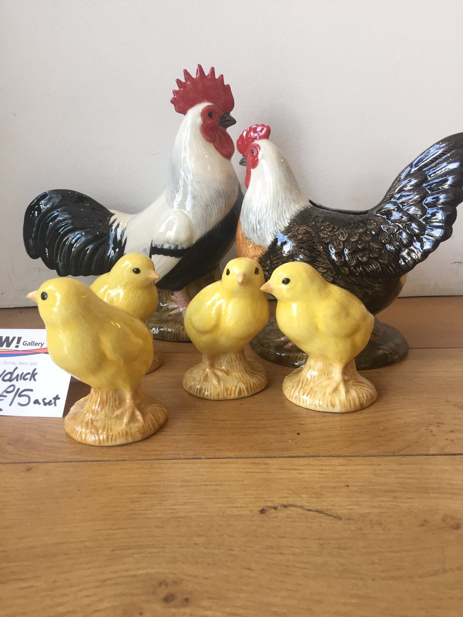 Easter is coming up and WOw! Still have some £15 cute Chick sat and peppers as well as Dorking money boxes - which will outlast chocolate!