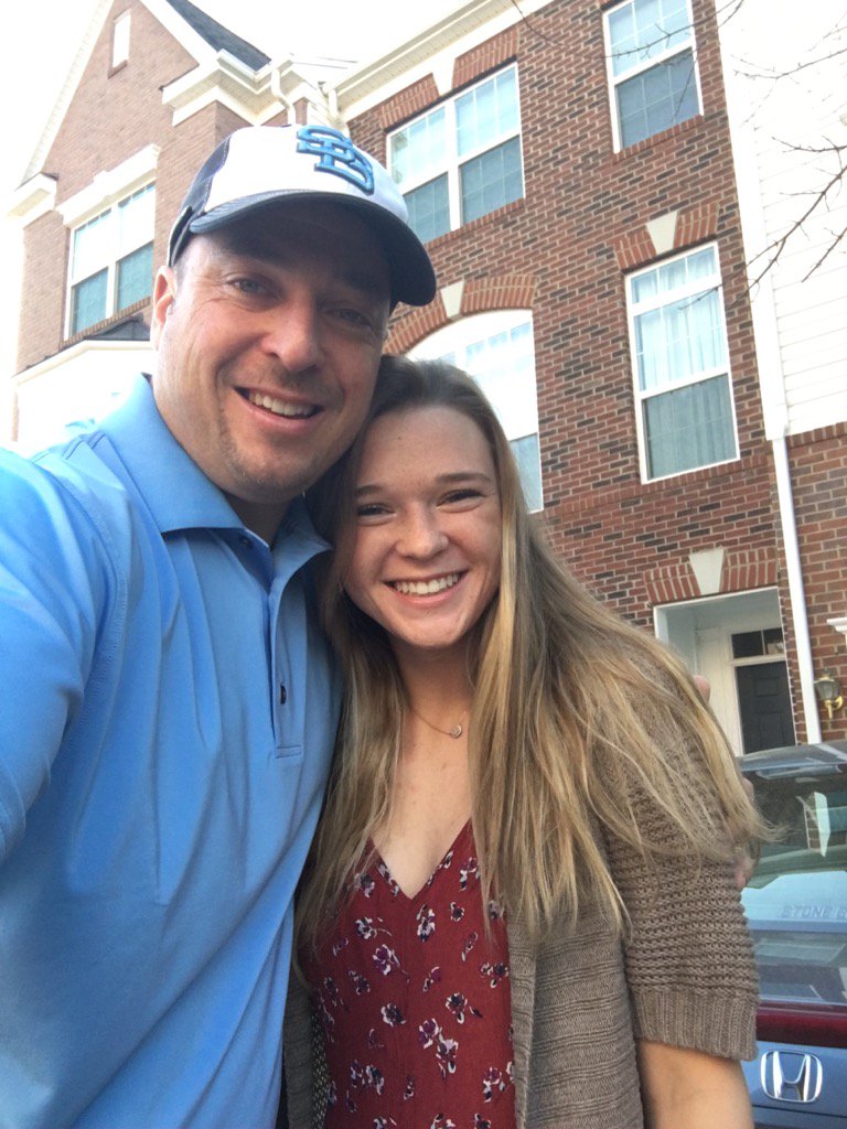 Percherke's tweet photo. College road trip with V! Time flies, last trip of3! Thx to Dave this trip is in VA only! @DaveRamsey #whypaydouble https://t.co/xDWytni2t2