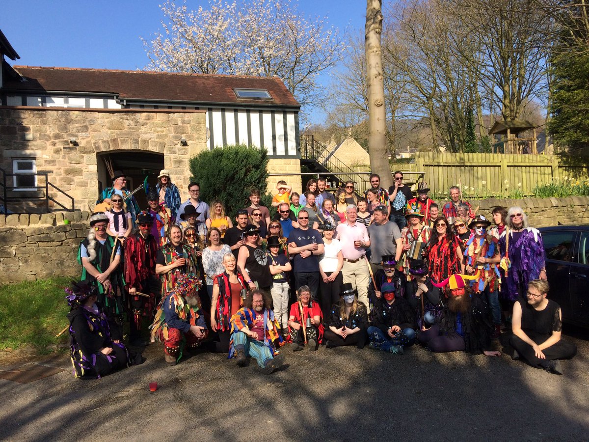 Freaks celebrate three birthdays of the same family at the Derwent Guest House in Bamford free beer thanx