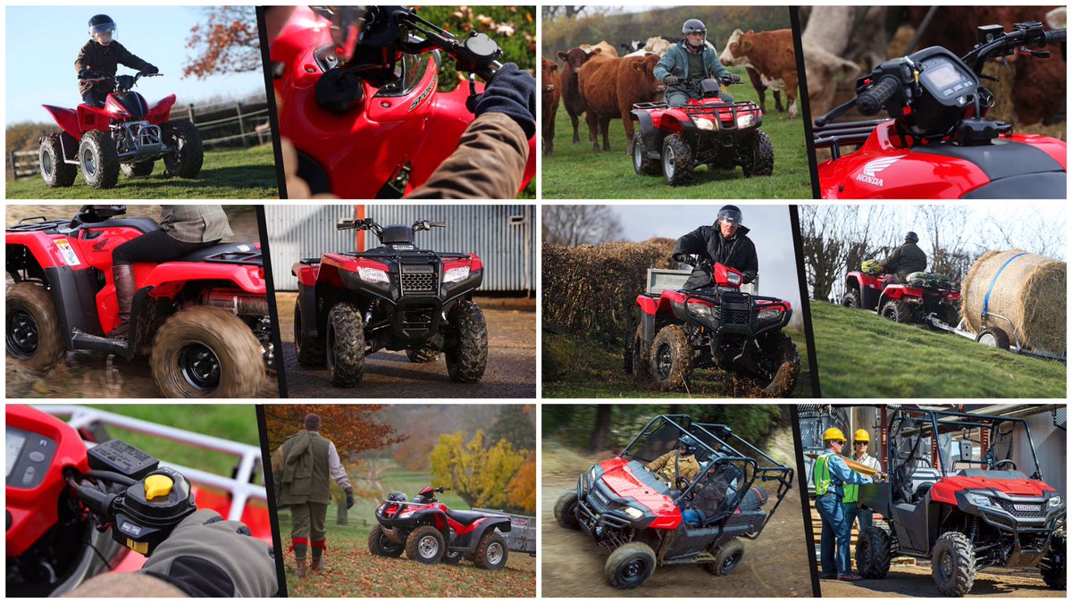 HondaUKPower's tweet photo. From starter ATVs to the 4-seater Pioneer 700 - whatever your needs, there's a Honda for you. #HondaPower #EngineeringForLife https://t.co/4dLC5kD9n7