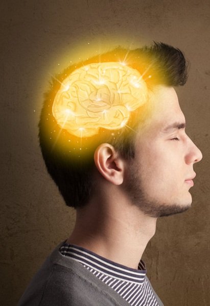 Креативный сюрреализм. Empty brain. Хаос в голове. Креативный парень. Мысли в его голове.