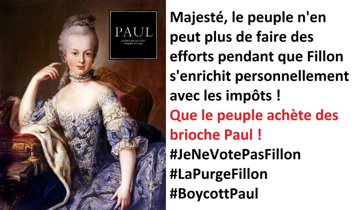 @OdetteNoFillon #LaPurgeFillon ne passera pas #BoycottPaul #JeNeVotePasFillon
