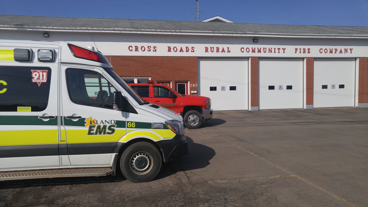 IslandEMS's tweet photo. A special shout out to our fellow #PEI #FirstResponders @CrossRoadsFire &amp; @ChtownFire Hazmat. Great #Team work yesterday at the Anomia Leak https://t.co/MjVMODutmj