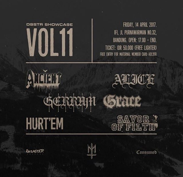 Unit hardcore Palembang, GERRAM akan bertandang ke Bandung tanggal 13 &amp; 14 April 2017