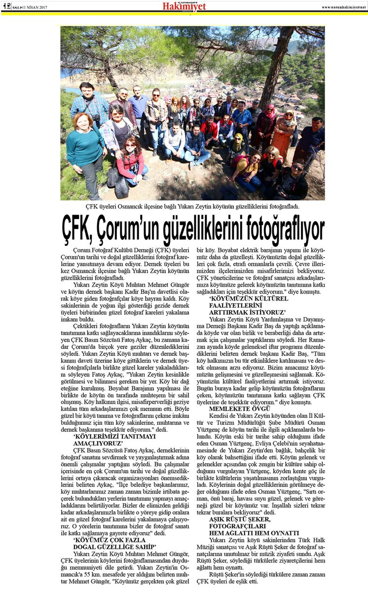 Bugün gazetelerde "ÇFK"