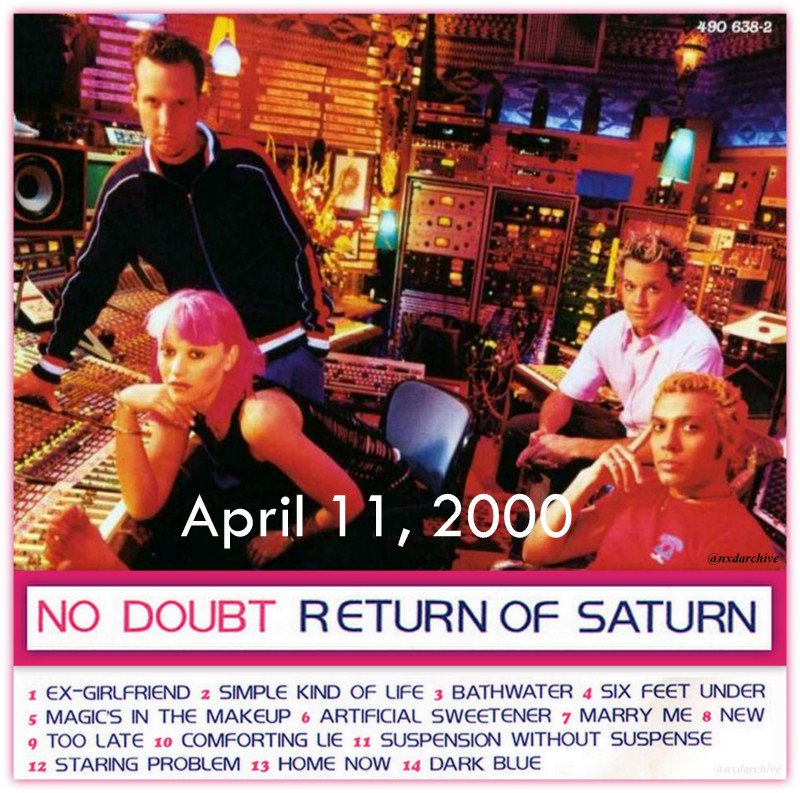 Get No Doubt Archive On Twitter Happy 17 Years Of Return Of Saturn For iPhone Get Wallpaper No Doubt Archive On Twitter Happy 17 Years Of Return Of Saturn For iPhone