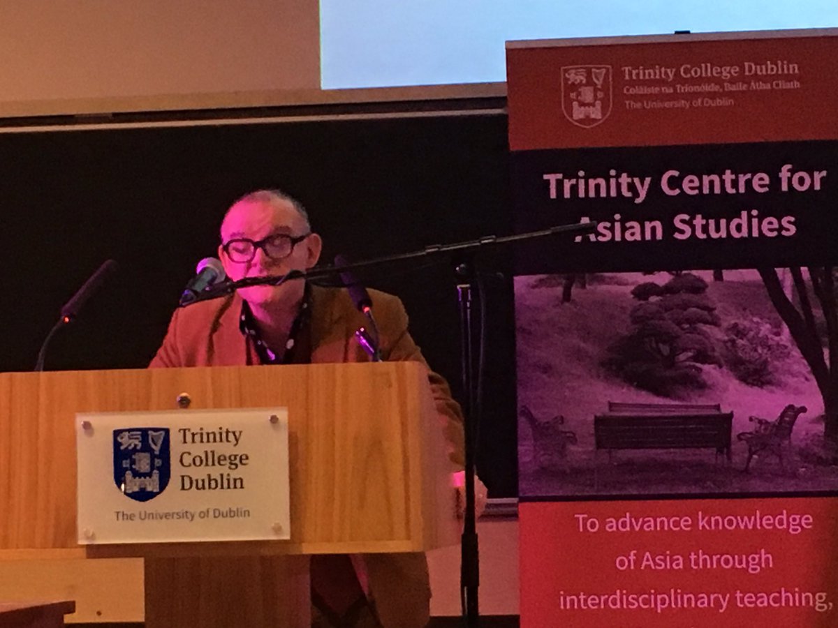 TCDcreates's tweet image. Professors Darryl Jones and Lorna Carson launch of the Music of Silence #TrinityCreativeChallenge @TCDAsianStudies today @tcddublin