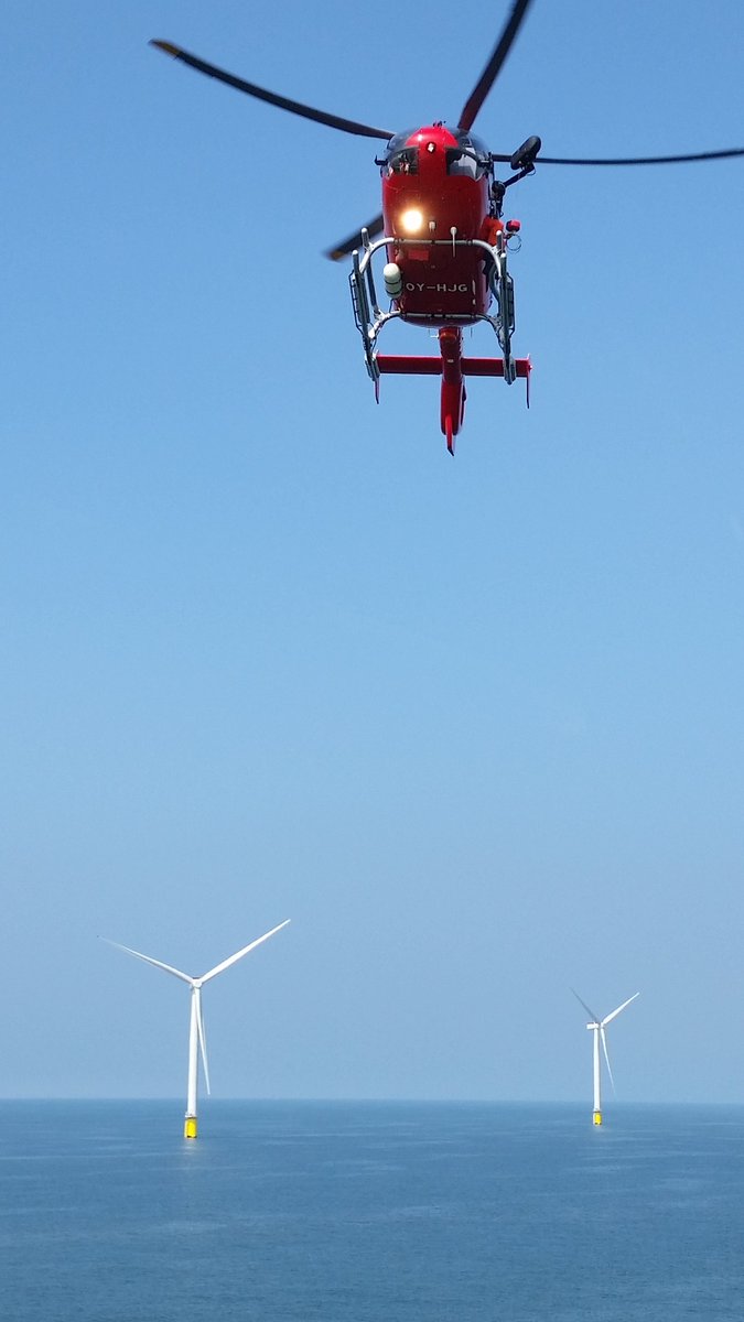 ConaillSoraghan's tweet photo. Find out how DONG Energy are utilising a helicopter to support O&amp;M at Westermost Rough offshore wind farm? https://t.co/UiR2sFz7tv https://t.co/qSmZM4dp4l