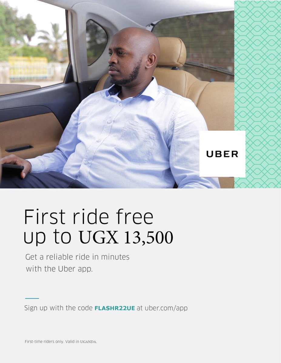 iAmFlashRogers's tweet photo. Download the Free @uber_uganda App and sign up using promo code: FLASHR22UE to get 13,500UGX OFF your first ride. #Uber #FirstTimeUsers https://t.co/vw0Qou0QPI