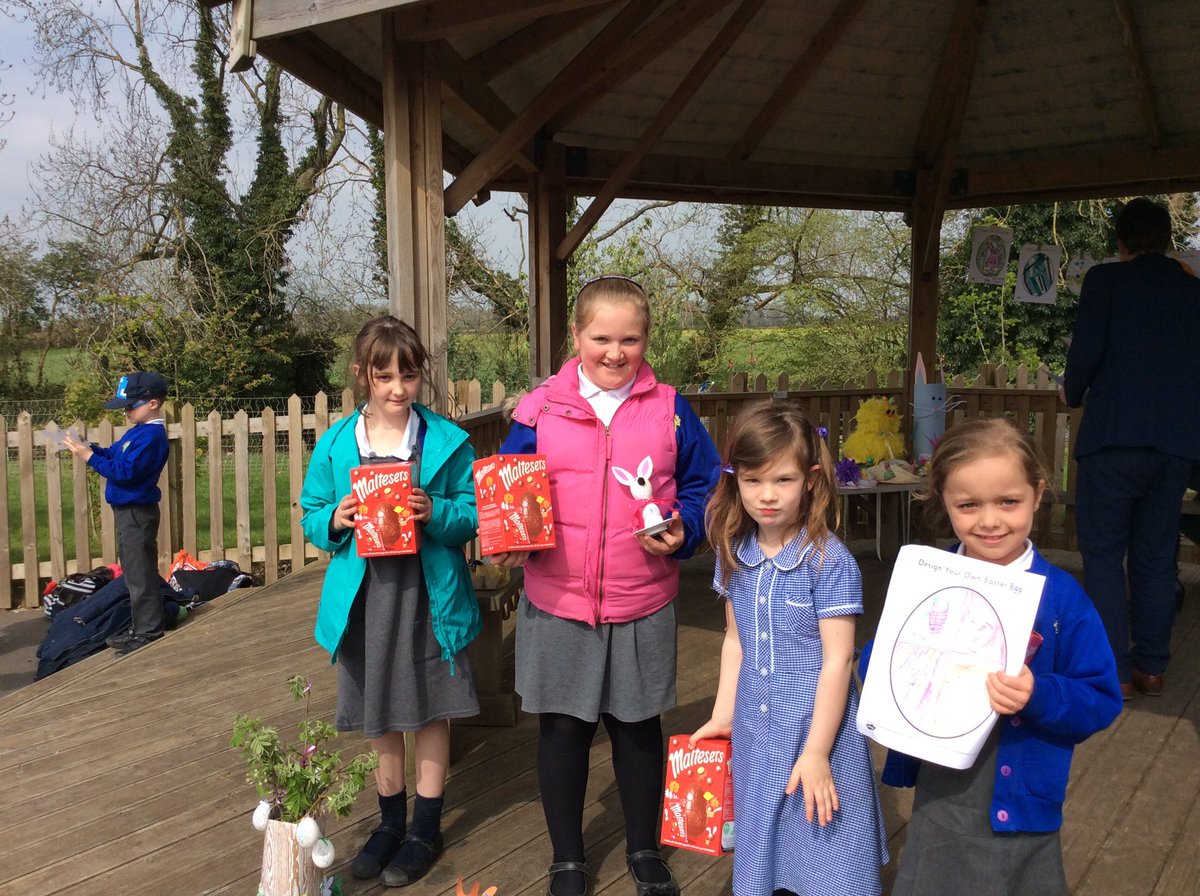 A brilliant Easter Parade 🐣🐥🐣Well done Isabella, Elissa, Bella and Chloe! Congratulations to Leon for guessing how many eggs in the jar-610!