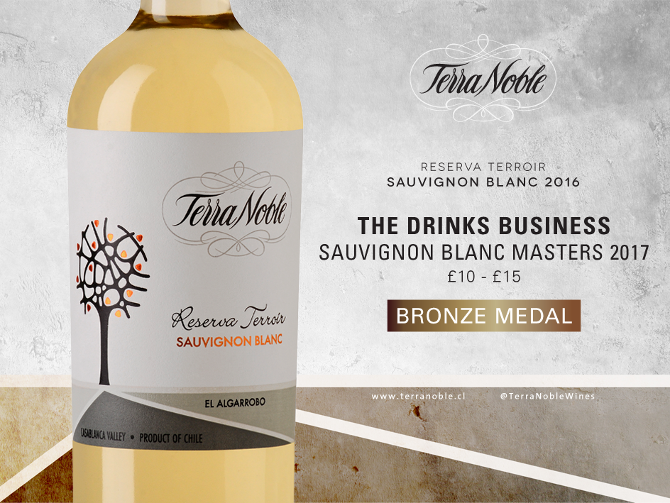 #theDrinksBusiness #SauvignonBlanc Masters 2017: #bronzemedal for our Reserva Terroir SB 2016, Casablanca <a href="/teamdb/">The Drinks Business</a>