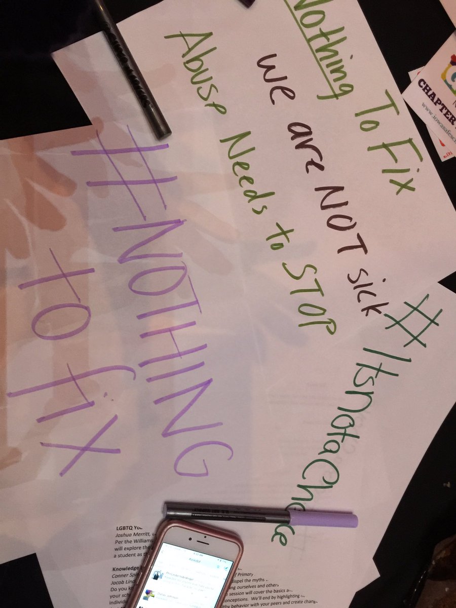 ella_schmi's tweet photo. Why we need to ban concersion therapy @TerryBranstad #NothingToFix https://t.co/4L3ZEijk42