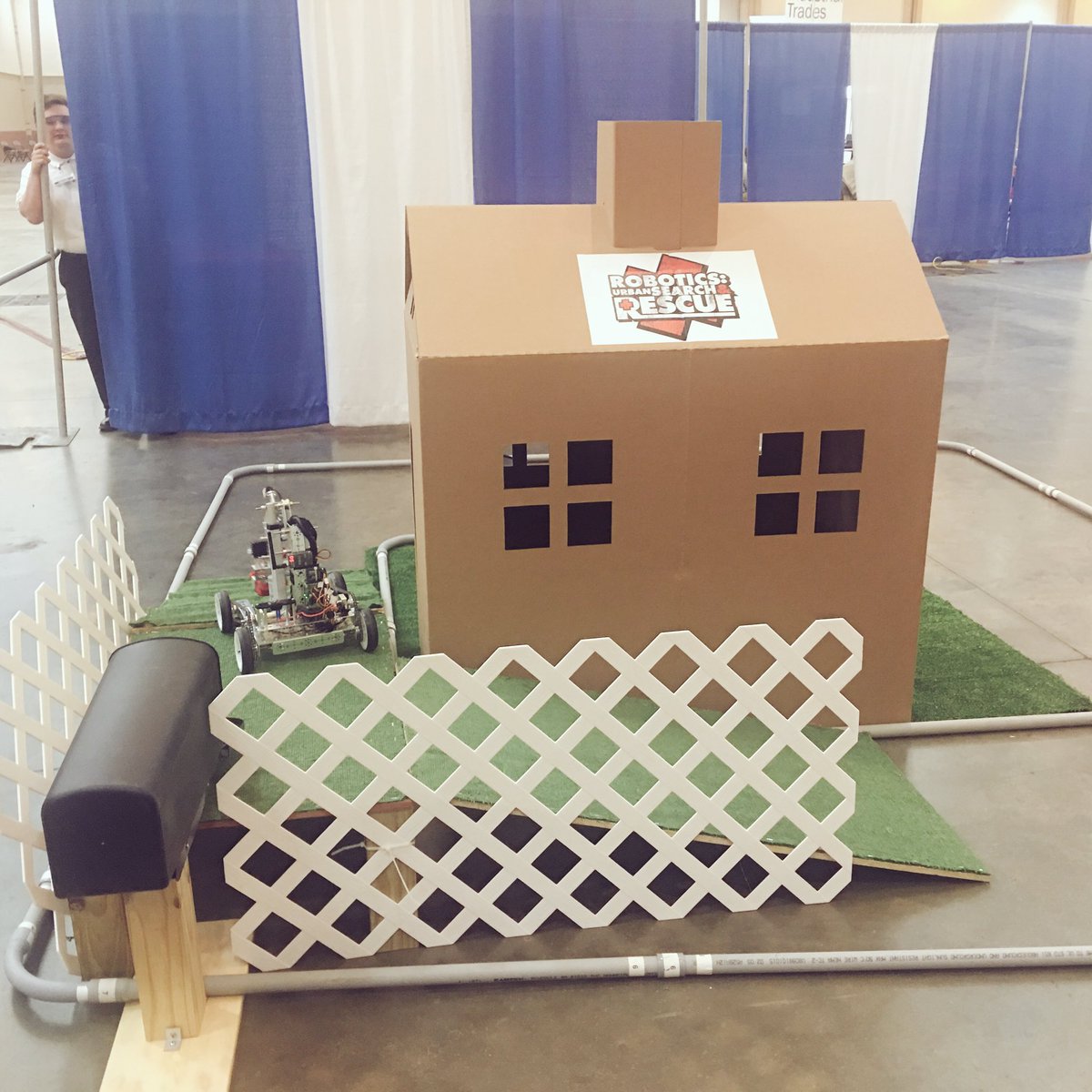 Mobile robotics search and rescue! Awesome contest! #skillsusa