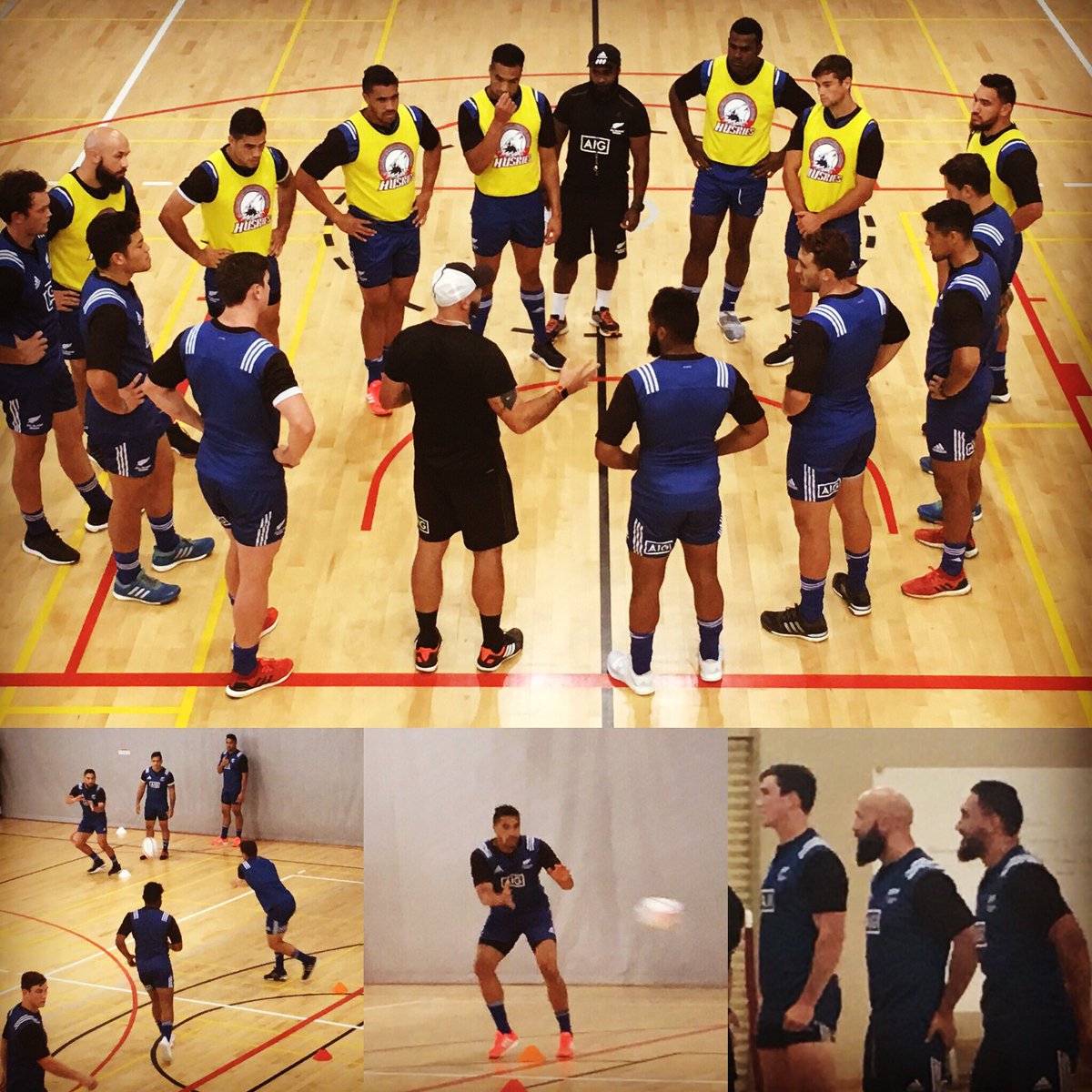 GRadojkovich's tweet photo. NZ Sevens team training @CISsingapore today. Great to have these guys here. #givingback #nzsevens #rugby #edchat #CISAlpha #SGsevens https://t.co/UWunSIRXMN