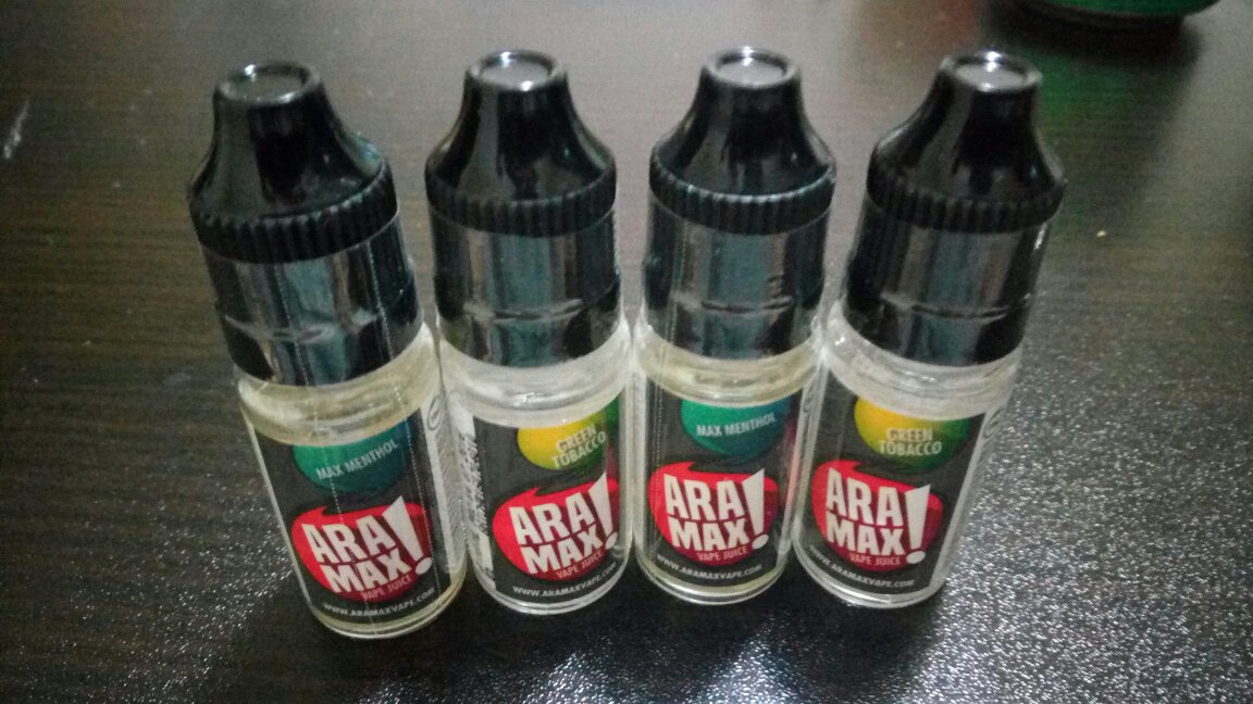 snaoya's tweet image. 新しいリキッド到着〜(≧▽≦)
楽しみが増えた•̀.̫•́✧

#VAPE
#ARAMAX!