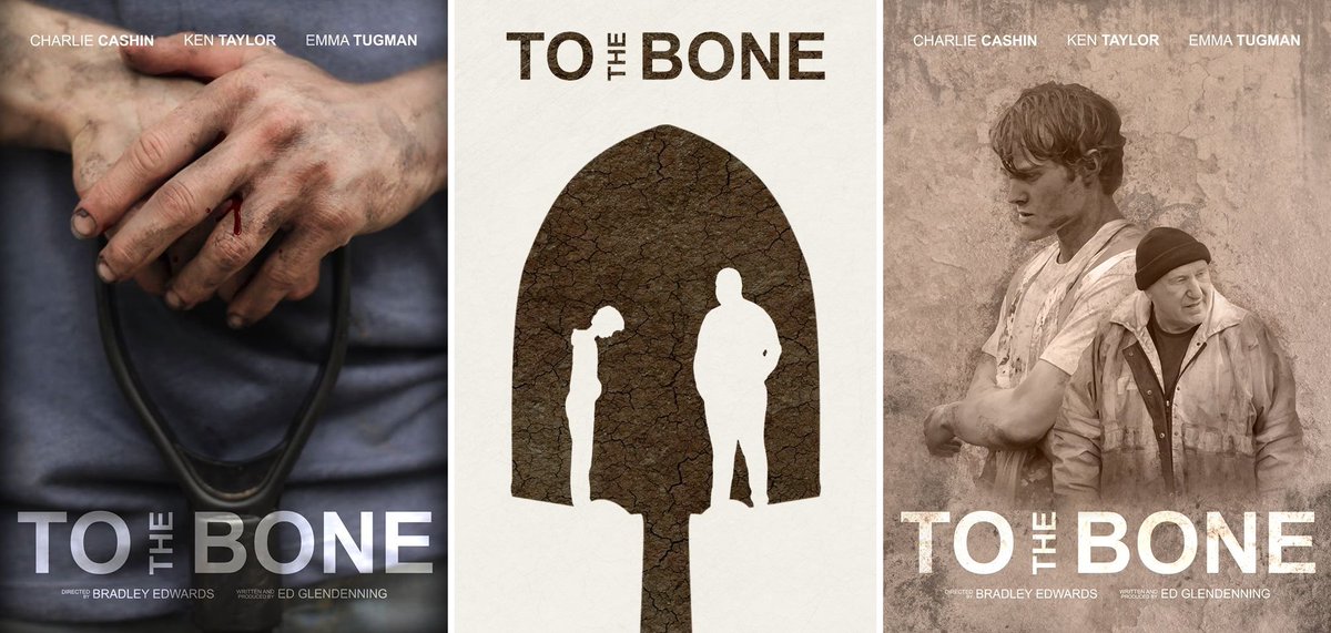 ToTheBoneFilm's tweet photo. Some early stage #TotheBone poster designs from our in house graphic Designer, Jordan Mason. Take a look:

#Filmmaking
#Posters https://t.co/t5AeirZc5e