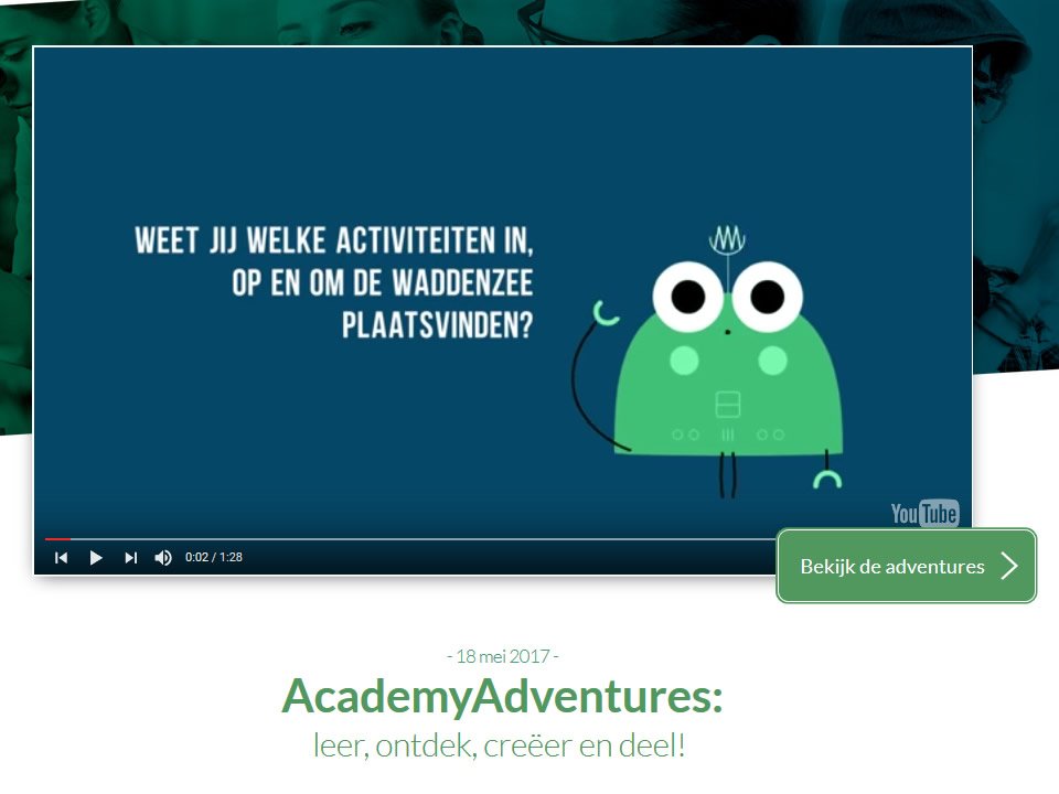 Op 18 mei 2017 in Den Helder: AcademyAdventures voor HBO studenten #Podiumdag, bekijk het programma: ow.ly/1PwN30aLrhw