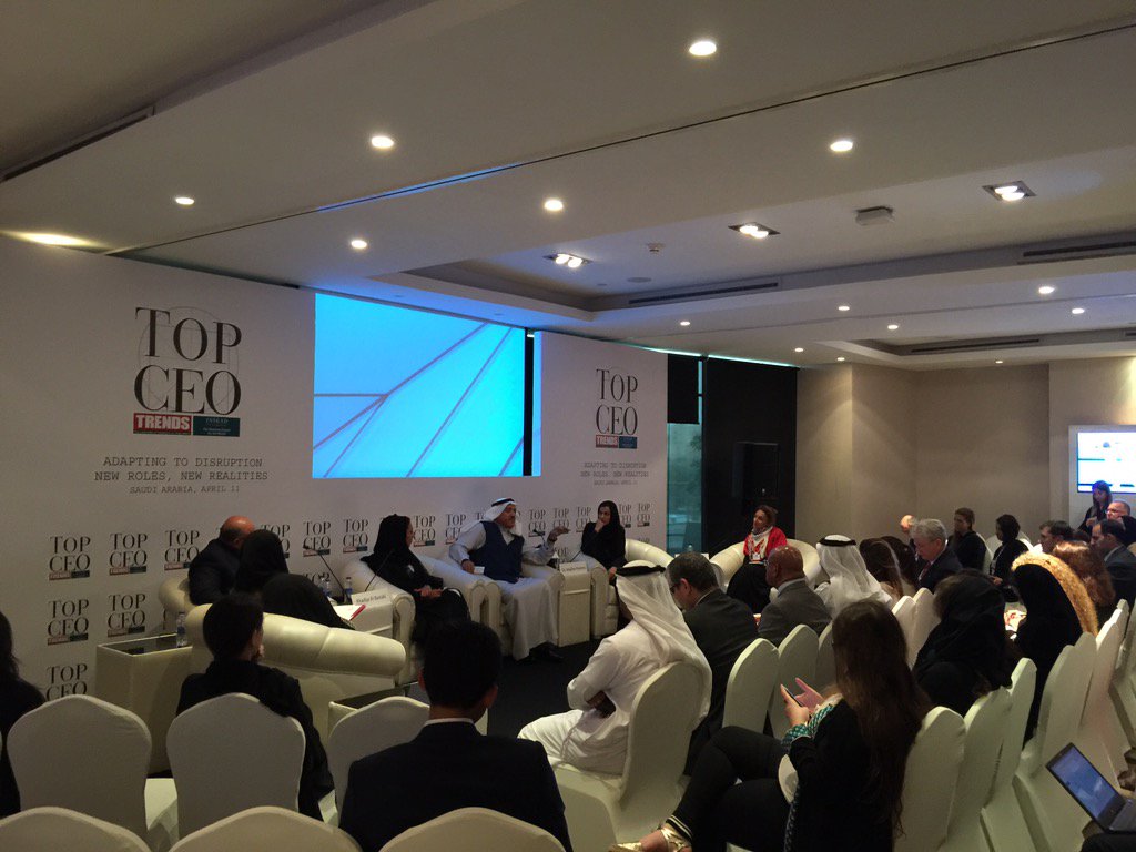 LCSMorgan's tweet photo. Open discussion of Saudi challenges in 'Women and Leadership' session of #TopCEO17. KAEC showing leadership https://t.co/DysRKzjRkV