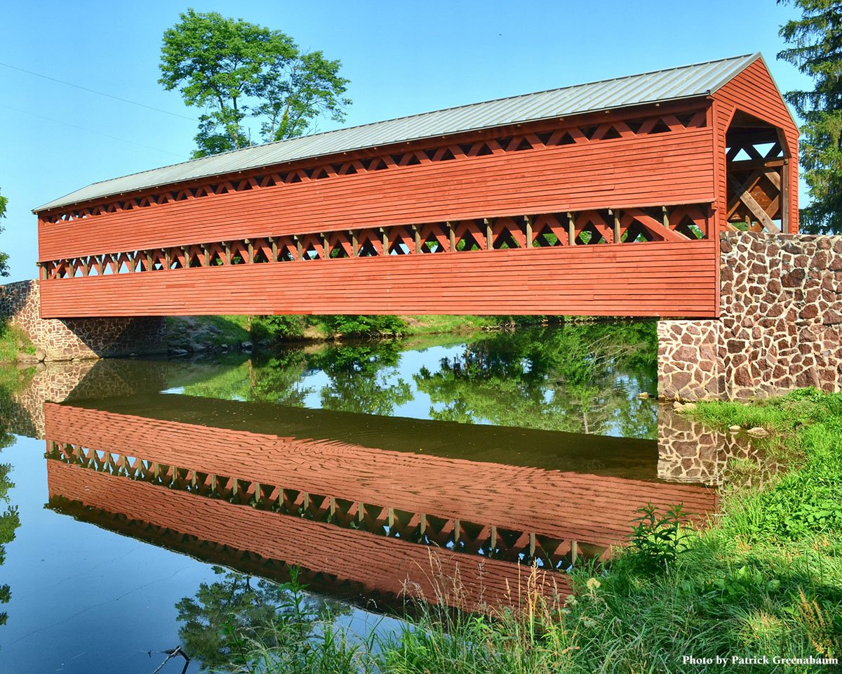 chesapeakebay's tweet photo. PA leads the nation in # of covered bridges–about 200 #KeystoneTuesday (photo: Sachs Covered Bridge, Gettysburg, PA) #KeystoneTuesday https://t.co/pb5sEFE1VK
