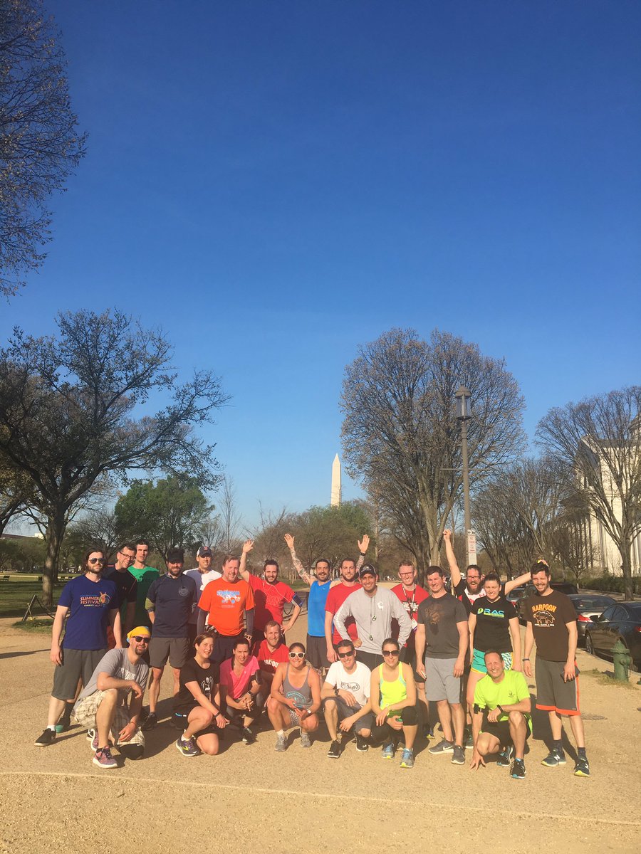Harpoon_WashDC's tweet photo. Thanks @dcbrau for inviting us out for a nice morning mall yog.  Needed to make room for tonight's delicious brews @buffalobilldc #CBC17 https://t.co/nKgEQhC91E