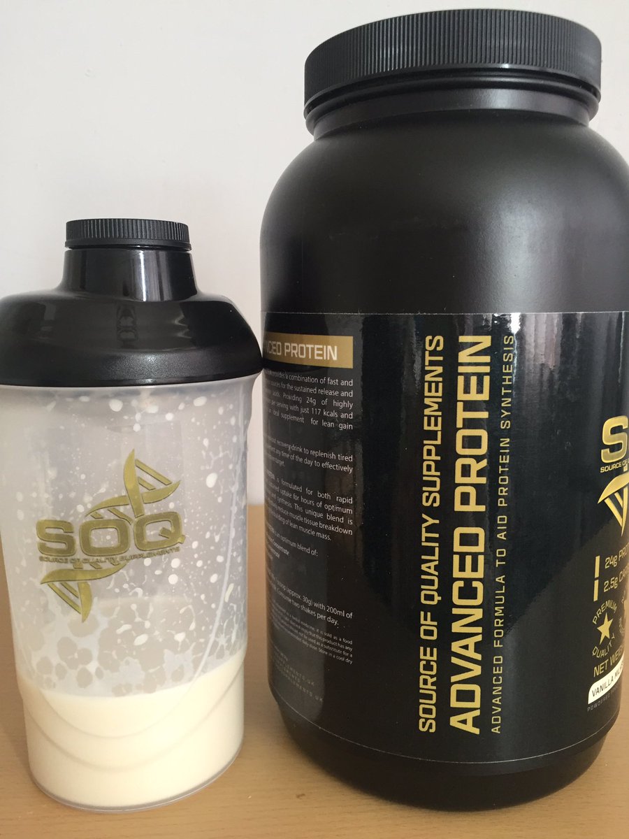 SOQSupplements's tweet photo. The wait is finally over... Our most advanced #Protein formula has officially landed! 1kg tub hosts 24g per serving and ONLY £19.99 RT https://t.co/W6QZucelVU