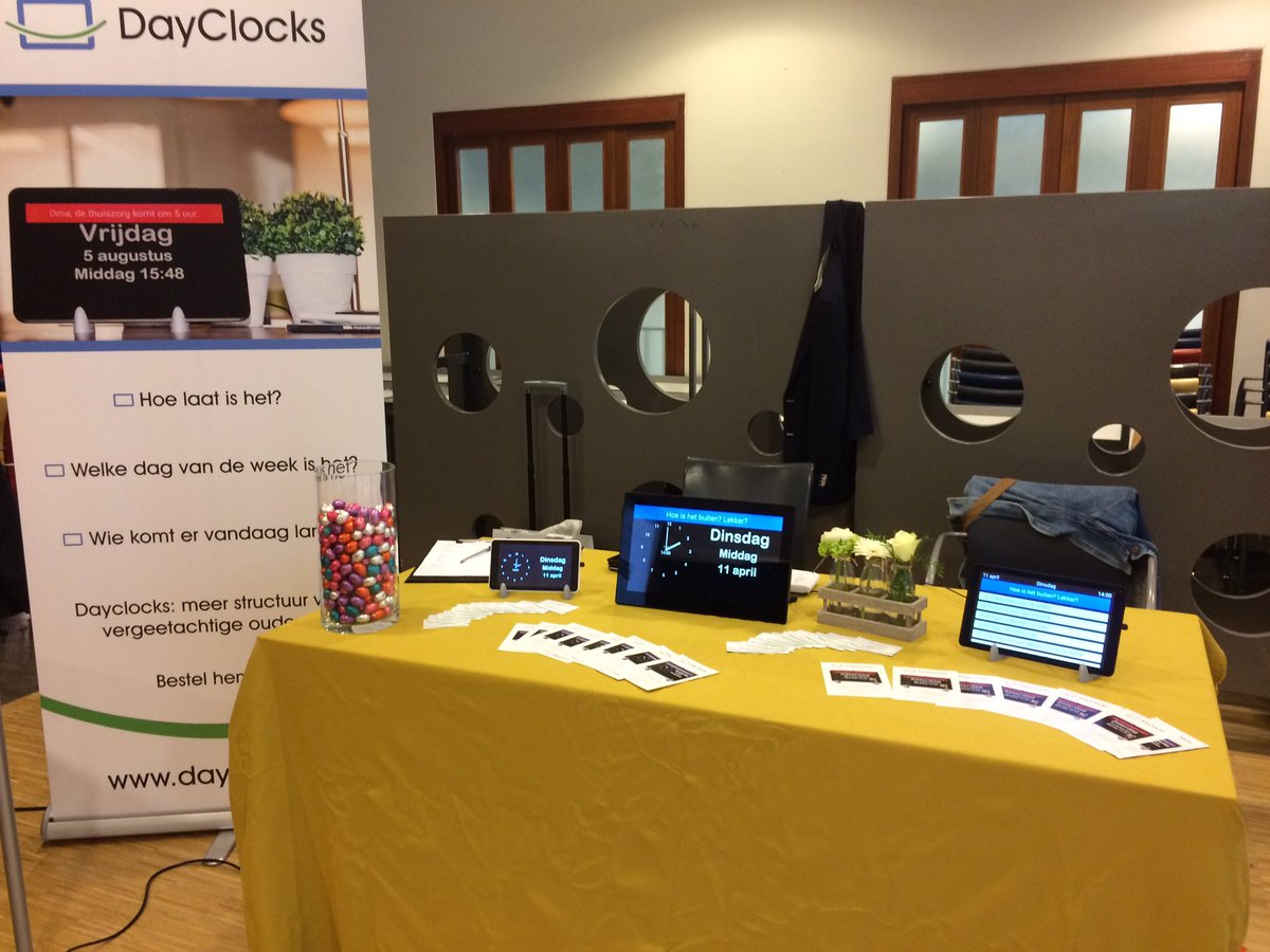 Vandaag aanwezig geweest op de informatiemarkt technologie bij Saxion Enschede. Erg mooie ontmoetingen met mantelzorgers, zorgverleners