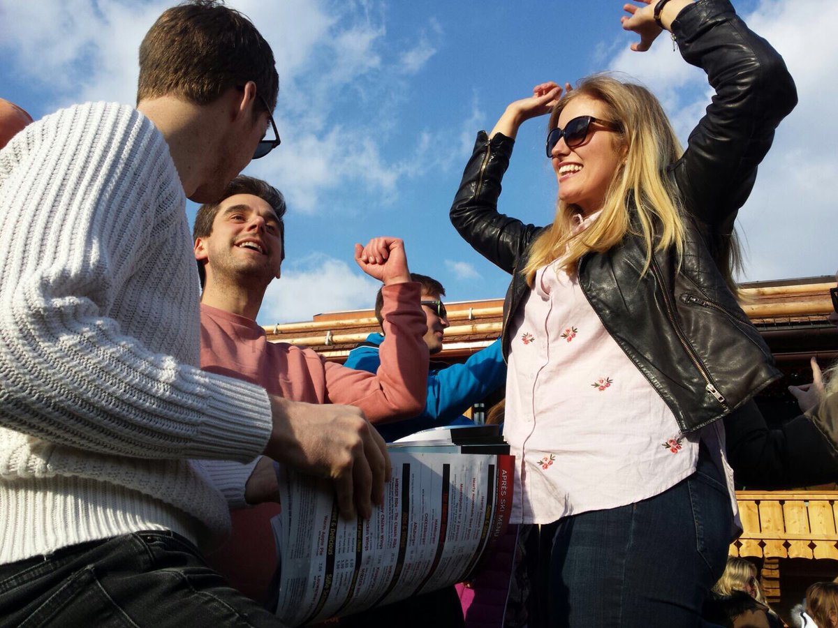 It's fair to say, we went on a après ski trip, with a little bit of skiing..