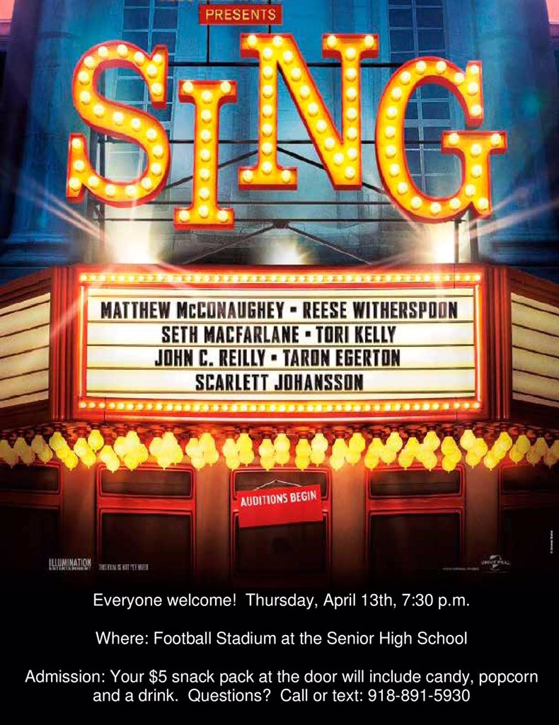Join <a href="/batigersfccla/">batigersfccla</a> this Thursday and watch Sing at the stadium!