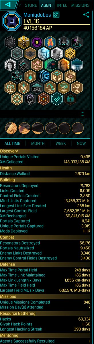 moniq's tweet photo. @ingress This is my agent profil!:) https://t.co/k6jrSfVYaa