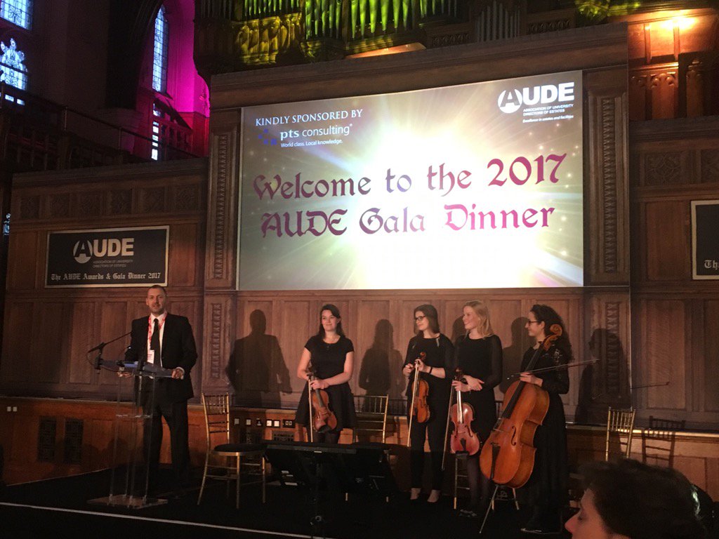 UWA_DCM's tweet photo. Here we go - #AUDE2017 Gala Dinner in the Whitworth Hall - splendid location. @AUDE_news https://t.co/Bh3YOzJnWv