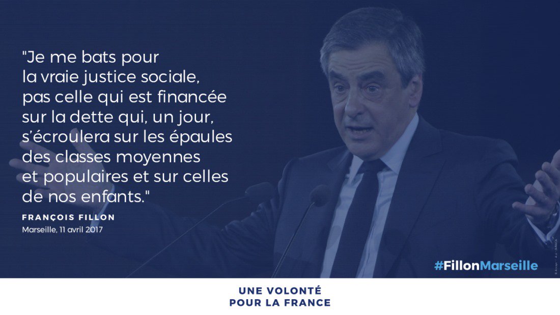 Pour une vraie justice sociale #FillonMarseille