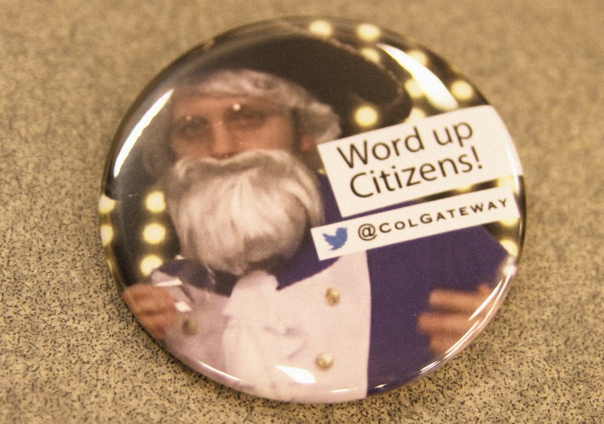 ColGateway's tweet image. Word up indeed! Who doth win thy pin? Retweet thy post and we shall see. #ColGpincontest