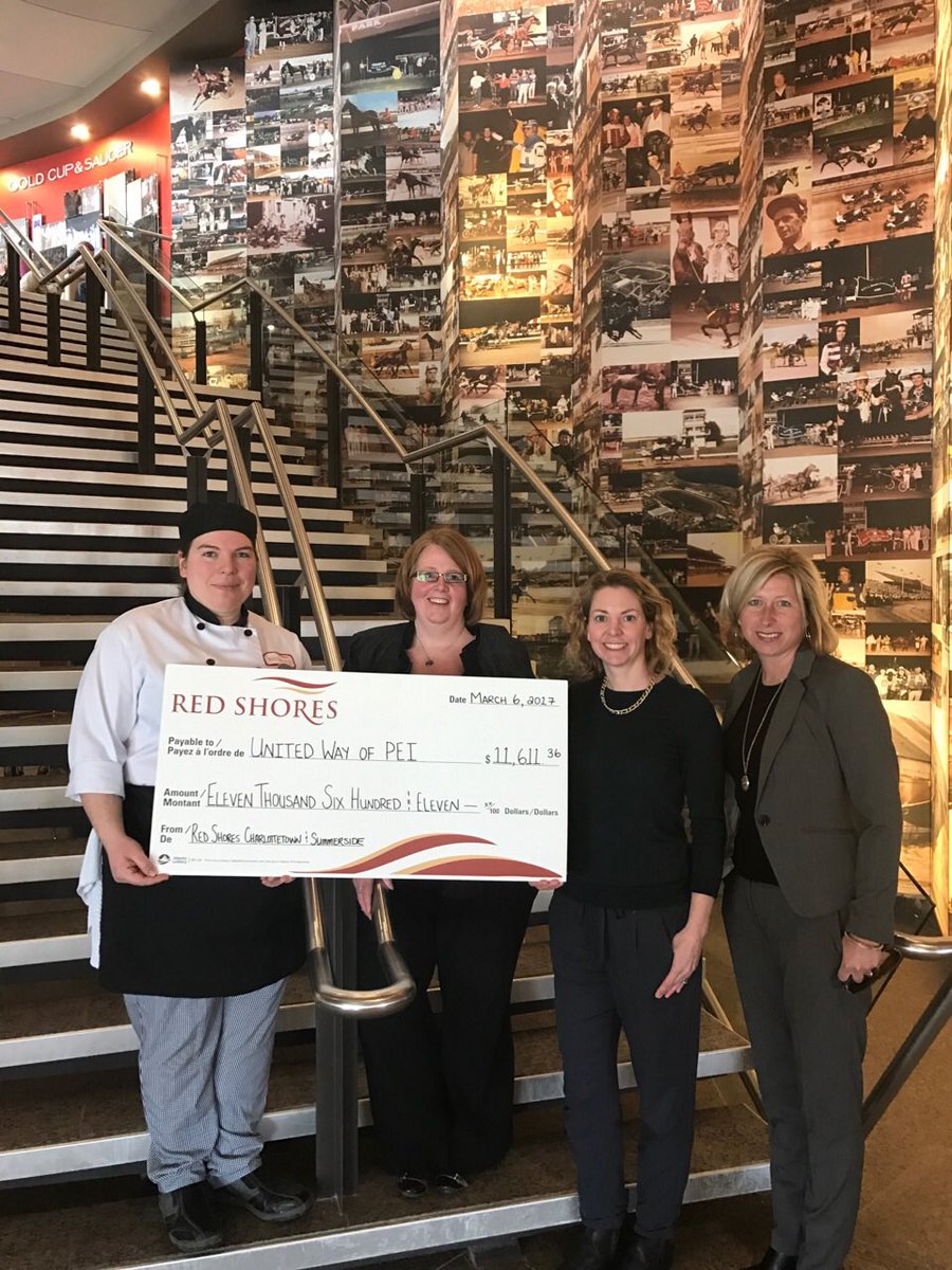 Red_Shores's tweet image. We are excited to present the @UWPEI with a cheque for $11,611 to go towards all the great work they do! #donationsprogram #UnitedWay #PEI