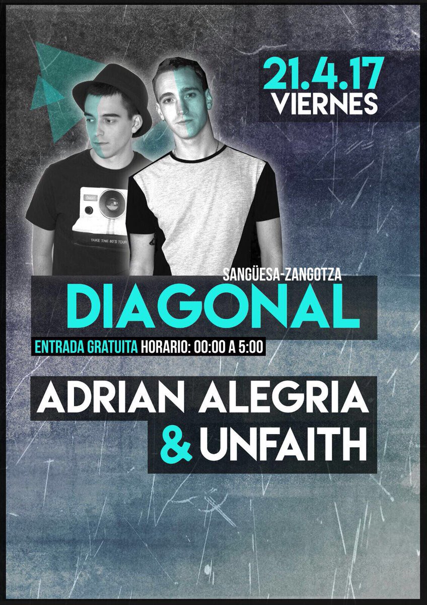 bardiagonal's tweet image. Fieston gordo el Viernes 21 de Abril con Infaith &amp;amp; Adrian Alegria