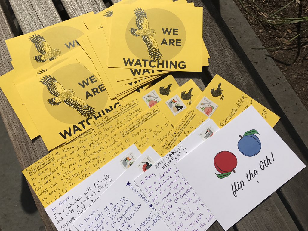 ny_indivisible's tweet photo. @swingleft @FlipSistersUS Sending a #postcardavalanche from New York to voters in #Georgia courtesy of @ny_indivisible @dovecoteprints. 🔥#voteyourOssoff #Flipthe6th https://t.co/VFBNgC3qmA