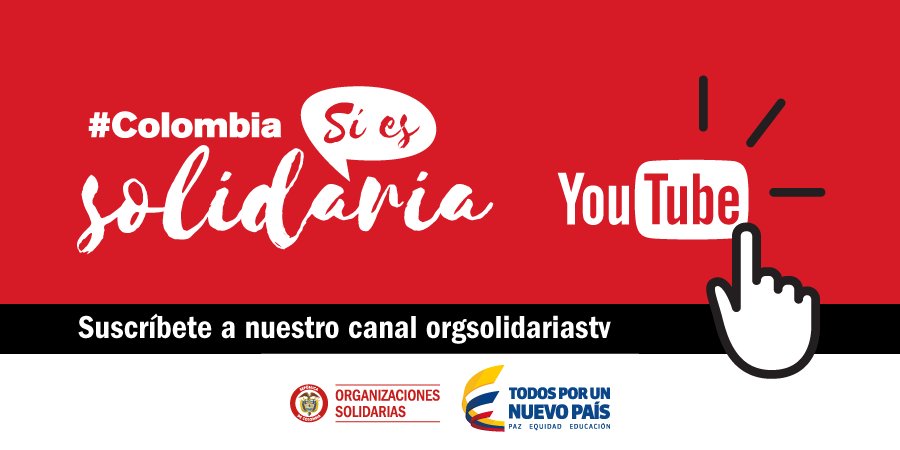 UsolidariaCo's tweet photo. Si se suscribe a nuestro canal @YouTube verá en tiempo real los eventos del sector solidario #ColombiaSíEsSolidaria https://t.co/OYpfNkSbKV https://t.co/qoi7zwZAYx
